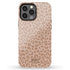 Nude Leopard Custom Monogram iPhone Case